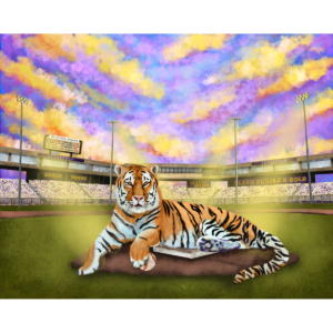 "Geauxmaha" (11"x14")