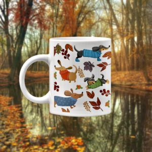 Dachshund "Teal" Mug