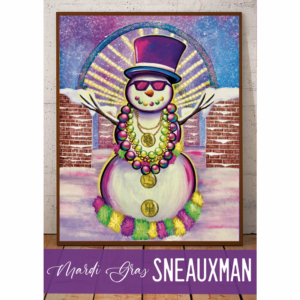 Mardi Gras Sneaux Man