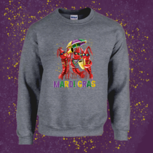 Mardi Gras Crawfish Sweatshirt