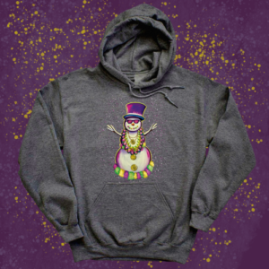 Mardi Gras Sneauxman Hoodie