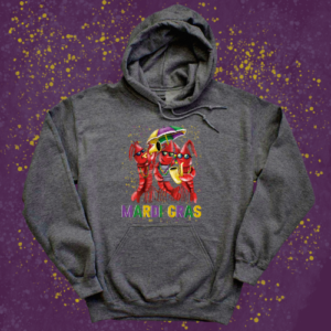 Mardi Gras Crawfish Hoodie