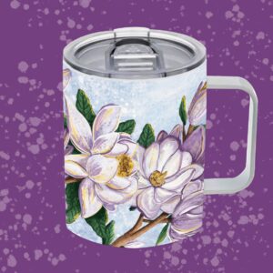 Magnolia Thermos Mug