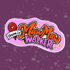 Maw Maw Walker Sticker
