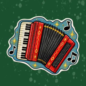Accordion Sticker